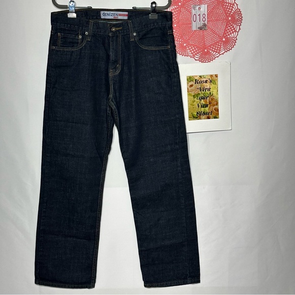 Denizen from Levi's 281 Straight Fit Men's Black Wash Jeans 32x30 - Picture 2 of 8